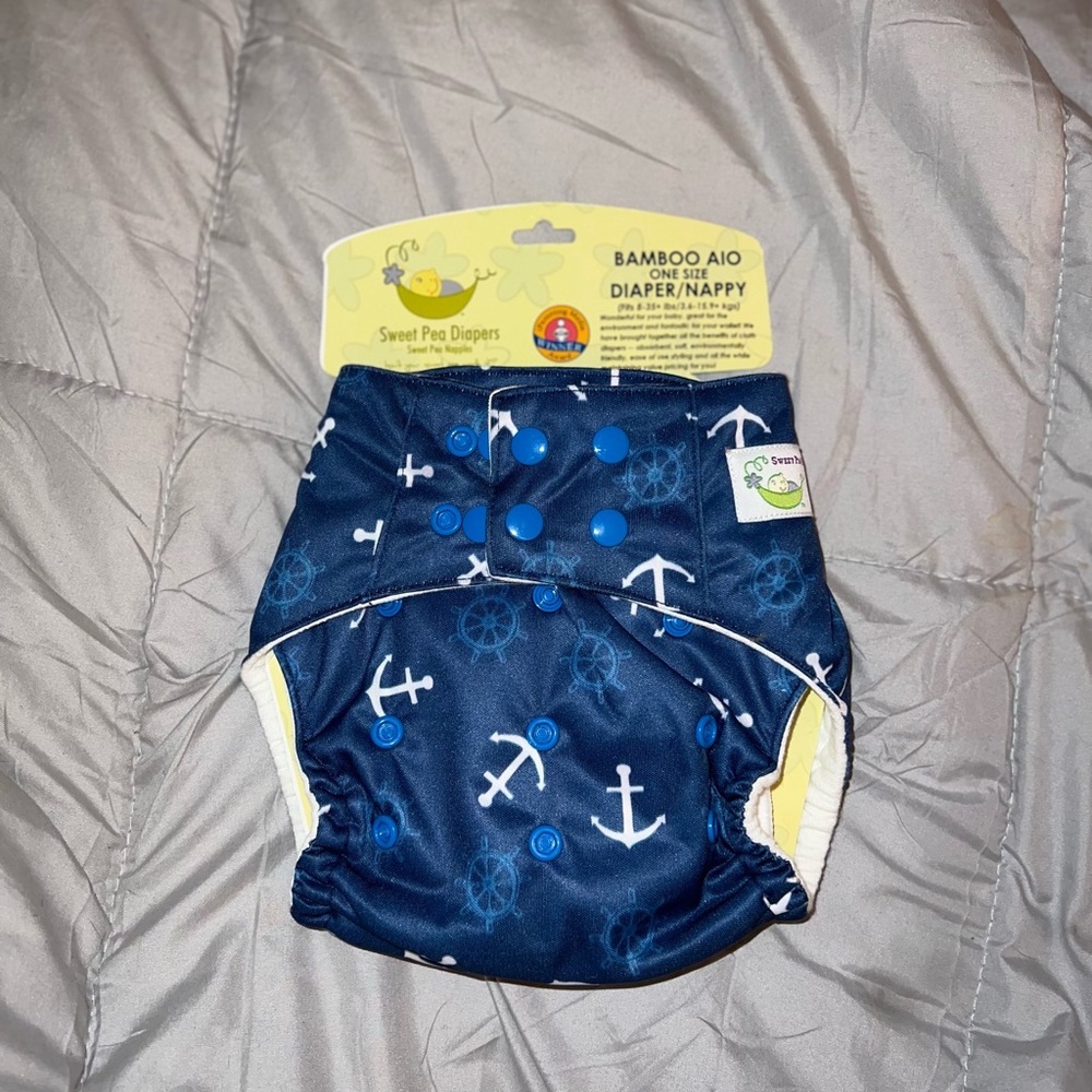 Sweet pea cloth diaper